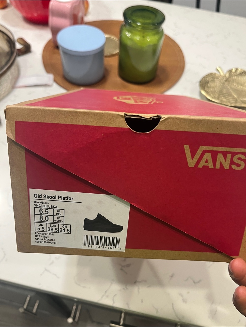 Vans All Black Low-Top Classic Skate Sneakers - Picture 2 of 5